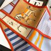 2025 New Horse Print Skinny Ribbon Women Scarf Hair Hand Wirst Folard Neck Tie Lady Headband Scrunchie Echarpe