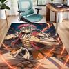 1pc Demon Slayer4 Design Area Rug - Non-Slip, Soft & Cozy Floor Mat for Living Room, Bedroom, Office - Indoor/Outdoor Decorative Carpet