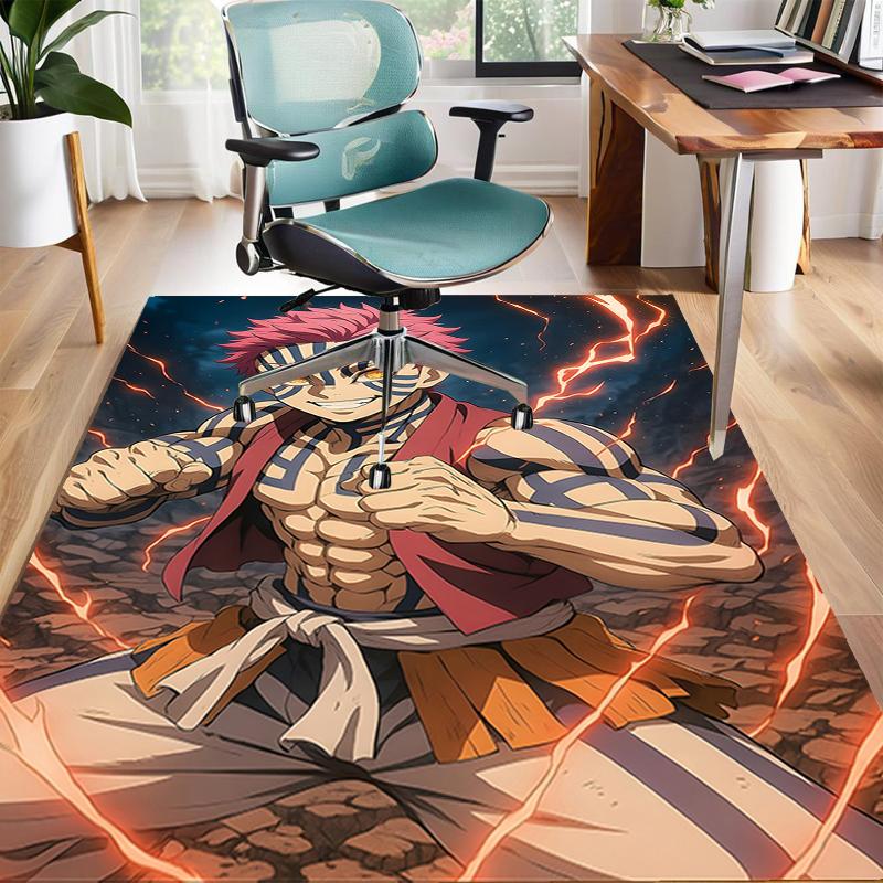 1pc Demon Slayer4 Design Area Rug - Non-Slip, Soft & Cozy Floor Mat for Living Room, Bedroom, Office - Indoor/Outdoor Decorative Carpet