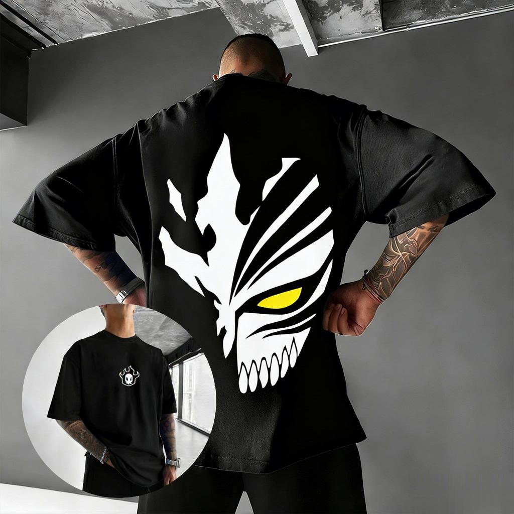 Oversized Vintage Graphic T Shirt Men Women Short Sleeve Tee Japanese Anime Print 2026 Summer Y2k Streetwear Casual Top Harajuku