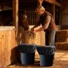 Simple To Use Horse Feed Bucket Protective Cover 210D Oxford Fabric Ensures Protections Against Dirts For Equestrians