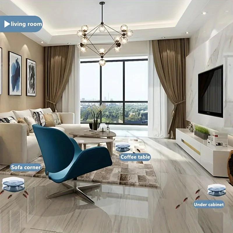 Effiziente Schabenfalle ohne Köder - Wiederverwendbare Insekten- und Schädlingsbekämpfungsbox für Schaben, Spinnen, Ameisen Haushaltsgeräte Fangbox