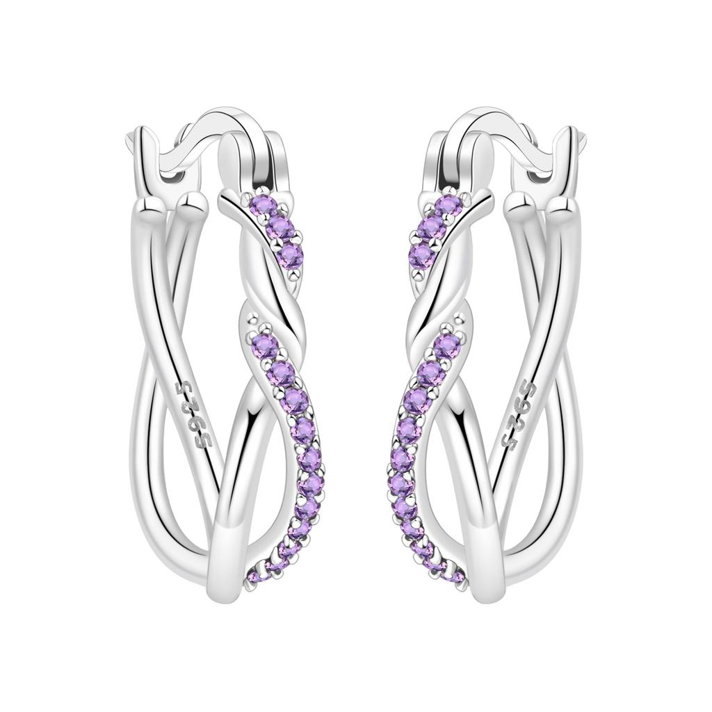 925 Sterling Silver Simple Gold U-shaped Earrings Jewelry Versatile Hoop Earrings for Women Jewelry Fine Birthday Party Gifts