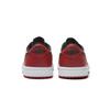 Jordan Air Jordan 1 Slip Resistant Abrasion Resistant Low top Vintage Basketball Shoes Women's Black Red CZ0775-046(Team575-)