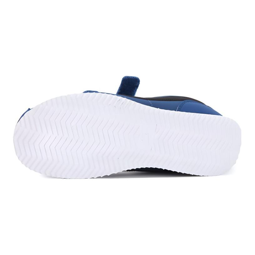 Nike Synthetic Leather Fabric Comfortable Simple Non-Slip Low-Top Kids Running Shoes Kids Running Shoes Blue Black 904762-402
