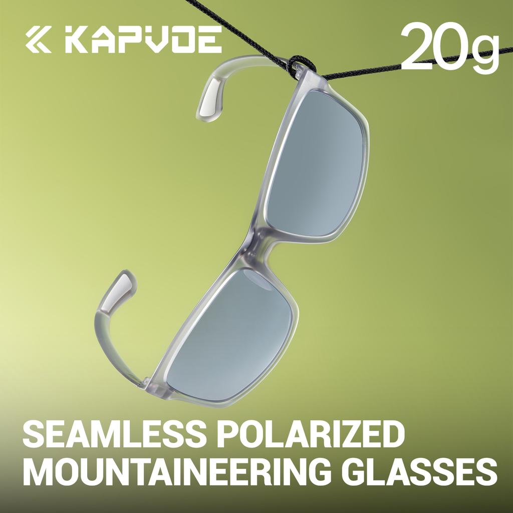 KAPVOE Polarized Sunglasses Fishing Hiking Mountaineering Sports Driving Glasses Stylish Outdoor Sunglasses for Cycling Trekking