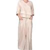 2025 Dammode Casual Plus Size Oregelbundet Bomull Linne Set.