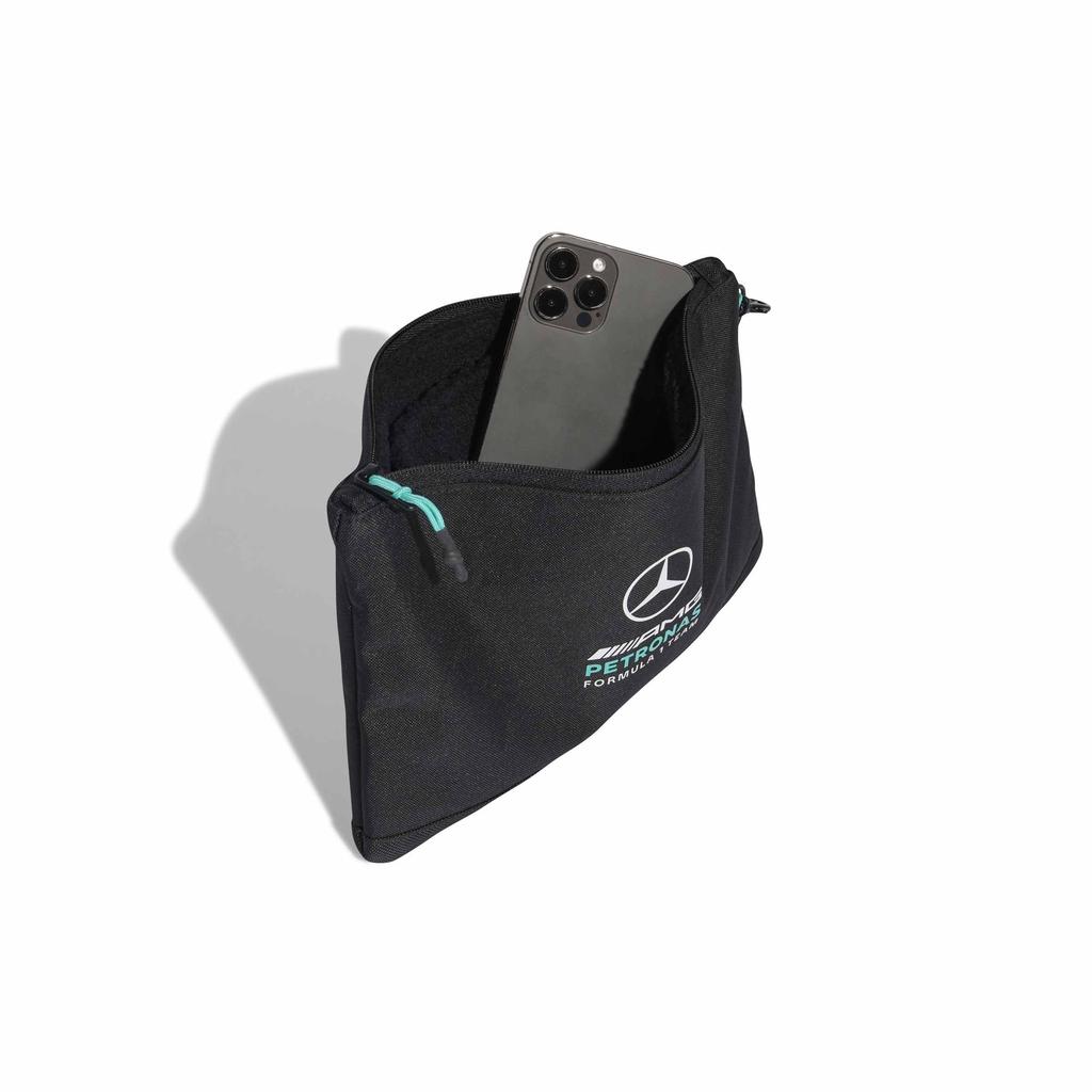 Adidas Pouch Mercedes AMG Petronas Formula 1 Team DNA Wash Unisex Black Bag, Adult, S1374, (KF1781)