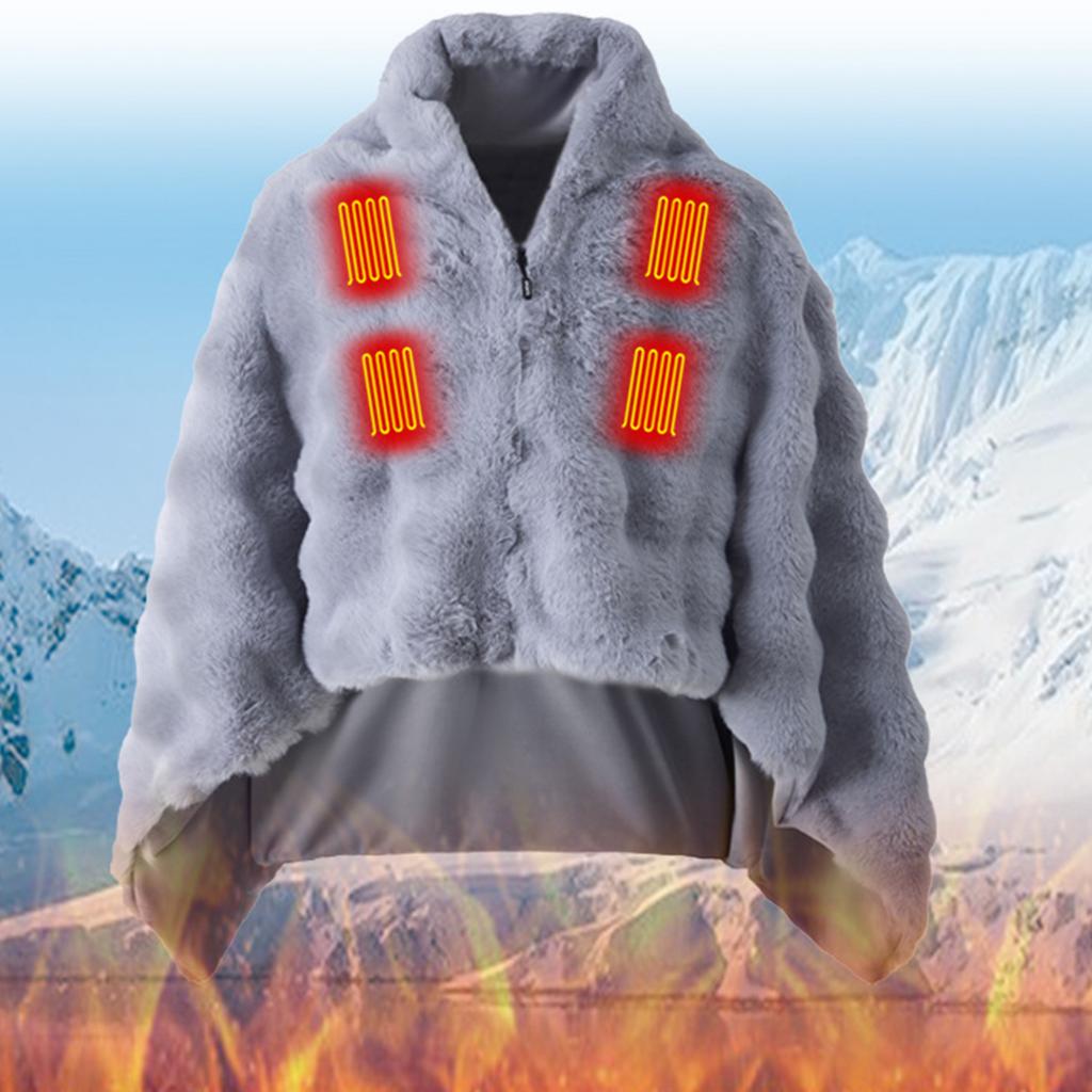 Smart Heating Blanket USB Charging Warm Cover Blanket Double-Sided Electric Thermal Blanket for Travel Work Camping