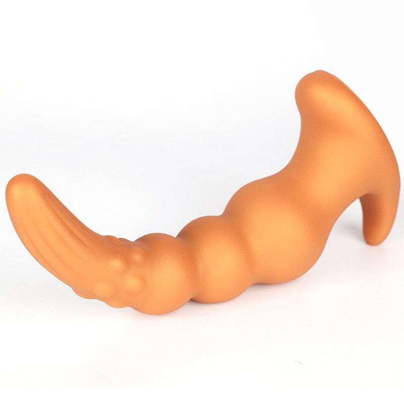 Soft Tentacle Anal Plug Anal Sex Toy Silicone Dildo Masturbator Strap on Penis Fisting Realistic Dick Slave Femdom