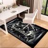 1PC Custom Name Warrior Throne" Theme Floor Mat Ideal for Living Room, Game Rooms, Office, Bedroom,Floor Mat Playful Design