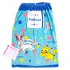 Kitchen Towel Included. Wrap Towel Featuring Pokémon Pikachu and Sylveon (blue, 80cm). Suitable for Use As a Pool Towel or Wrap Towel. 092100