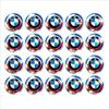 11/14mm Car Remote Key Sticker Aluminum Emblem Decoration Decal For BMW G80 G06 G07 G42 G14 G15 G16 F82 X1 X3 M1 M2 M3 M4 M5 M6 23EG