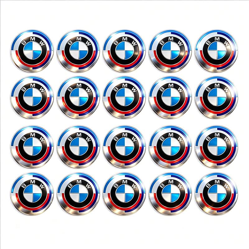 11/14mm Car Remote Key Sticker Aluminum Emblem Decoration Decal For BMW G80 G06 G07 G42 G14 G15 G16 F82 X1 X3 M1 M2 M3 M4 M5 M6 23EG