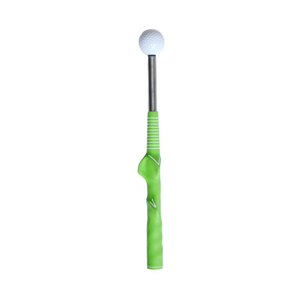 Retractable Golf Swing Training Aid Practice Stick,Indoor Outdoor Golf Assistant Practitioner, Golf Grip Trainer
