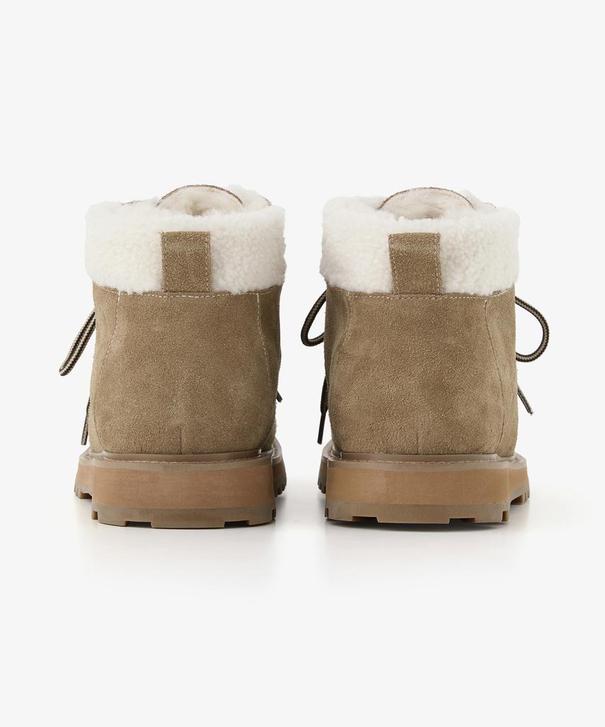 Romantic Move Mountain Winter Boots R25U101 (Beige Suede)