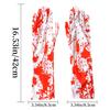 WTEMPO Halloween Long Gloves Party Decoration Blood Stained Printed Gloves Cosplay Ball Decoration Props