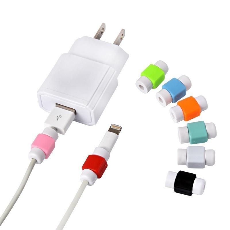 10 Pièces Étui de Protection de Câble de Données Couvercle Protecteur en Spirale pour Câble de Charge Étui de Charge pour Téléphone Rangement d'Écouteurs Cadeaux Couleur Aléatoire