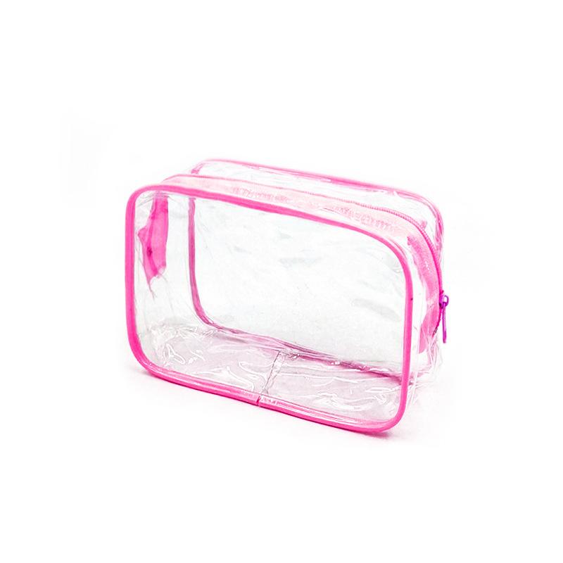 Pvc Transparent Waterproof Makeup Bag Portable Travel Toiletries Bag Cosmetics Toiletries Multifunctional Storage Bag
