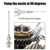 Accuracy Grease Dispenser Kit Strong Steel Nozzles Needle Adapters Couplers For Accurate Grease Control In Confined Areas