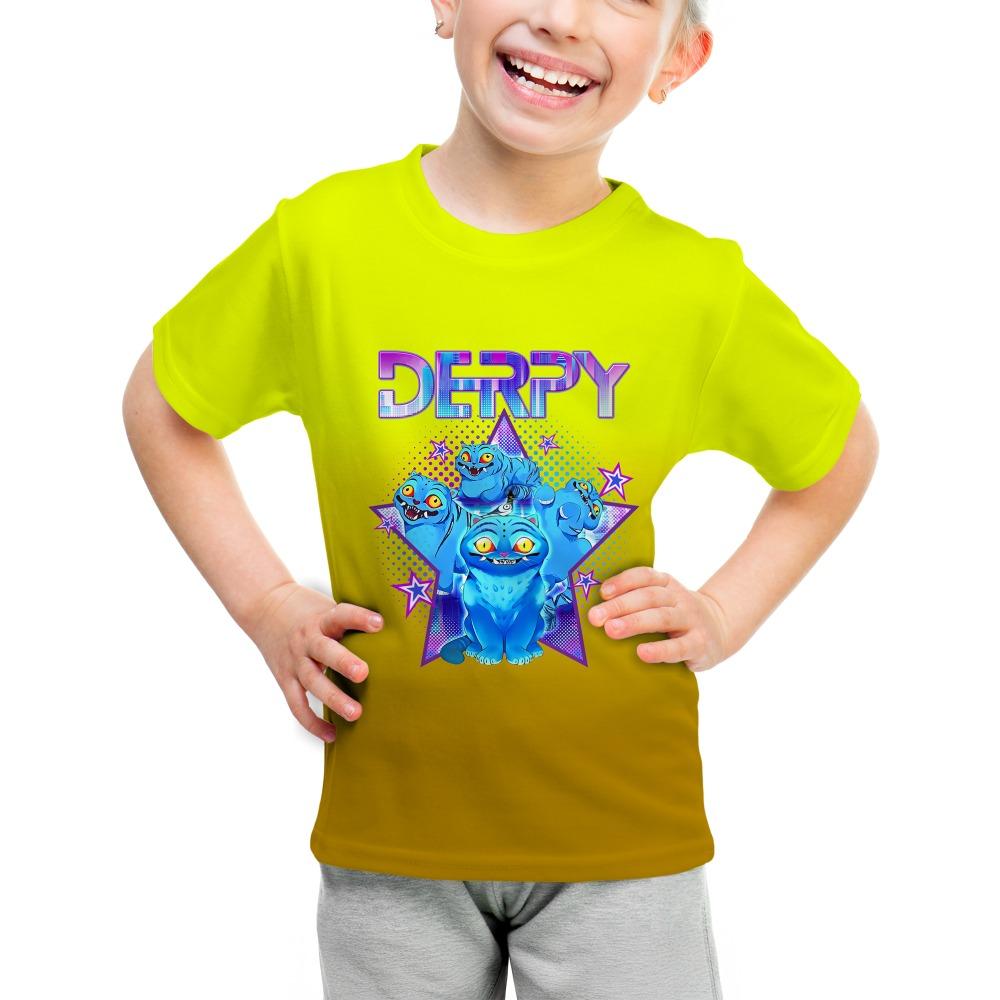 Summer Fashion Casual Children s T-shirt Cool Girl T-shirt Top Fun Gift for Fans 140