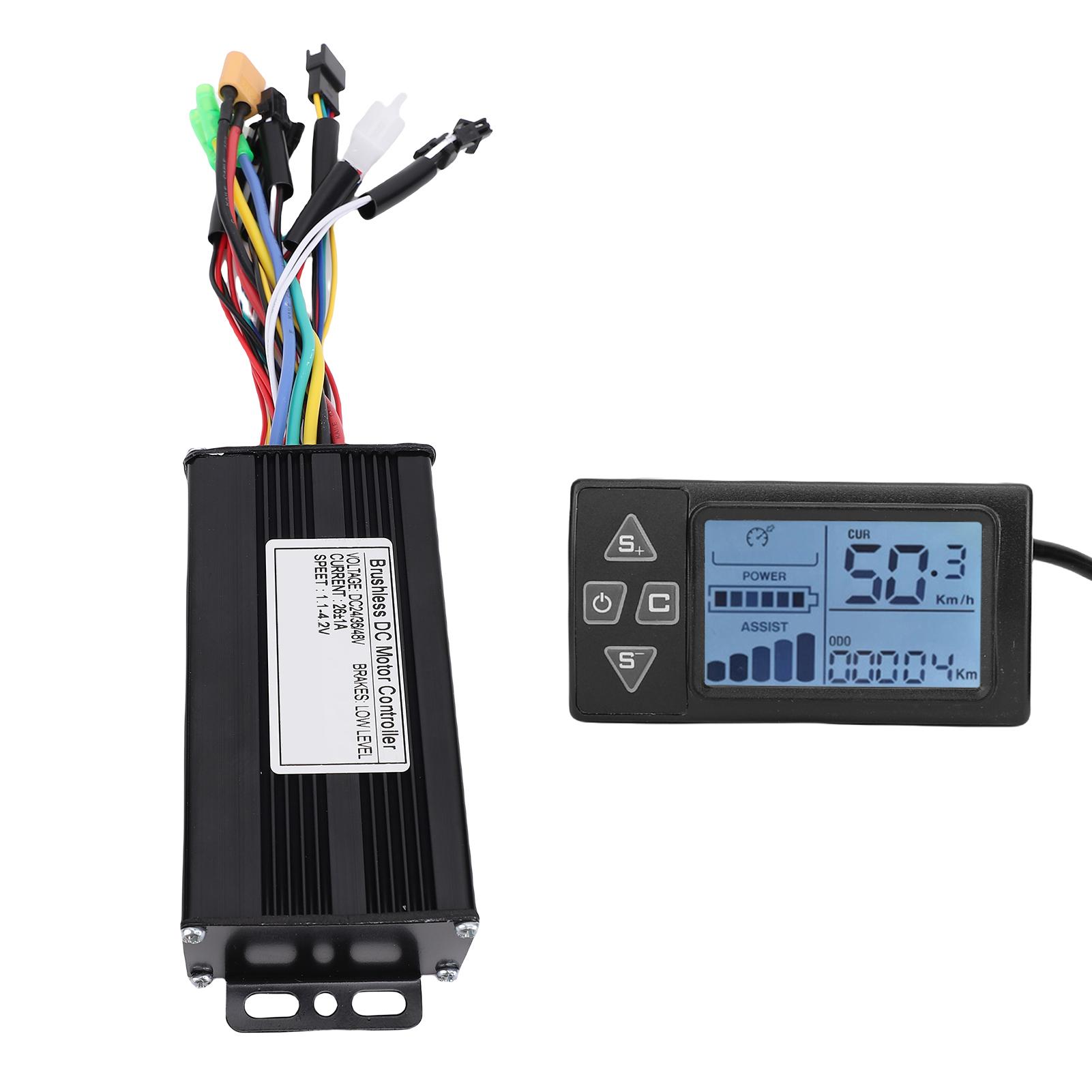 Комплект контроллера для электровелосипеда 26A 3-режимный синусоидальный контроллер S861 ЖК-панель дисплея для модификации велосипеда