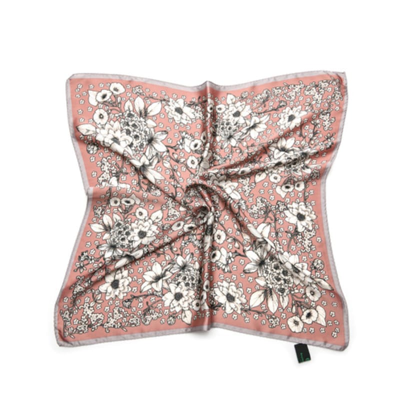 DOYOUKNOWMC ALL SEASON Kara Flower Deep Pink Petite Scarf