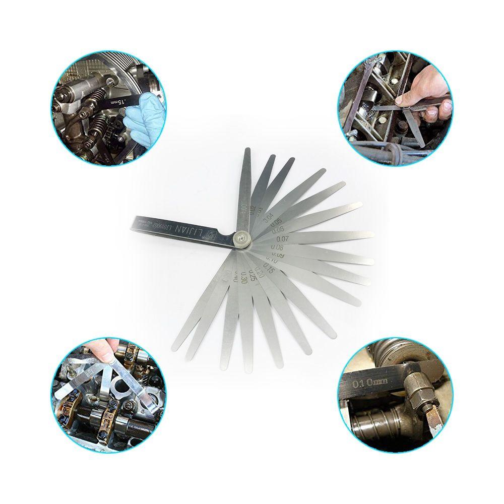 Shim Use Thickness Measurement Foldable Thickness Gage Layout Tool Feeler Gauges Measurements Tool