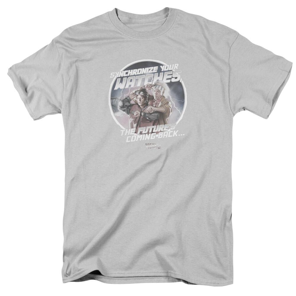 Back To The Future  Synchronize Watches  T-Shirt Unisex T-Shirt S
