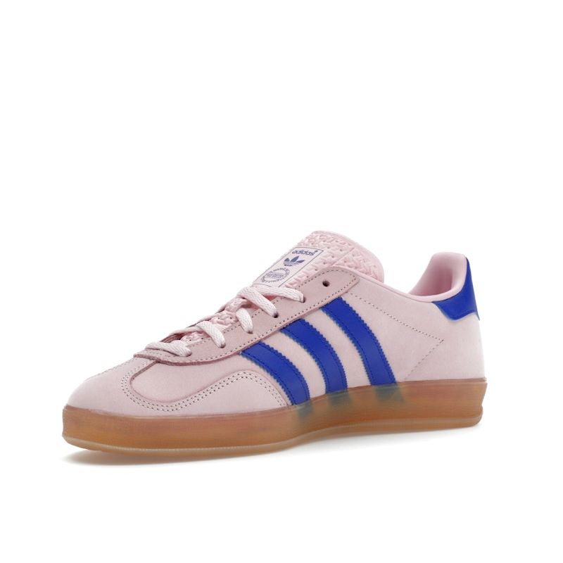 Adidas  Gazelle Indoor Clear Pink Lucid Blue Women Sneakers Gum JI1371