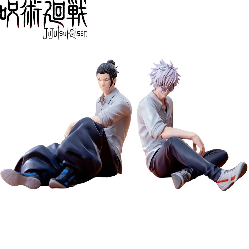 Anime Gojo Satoru Geto Suguru Action Figures Jujutsu Kaisen PVC Collection Model Noodle Stopper Toy Christmas Gifts
