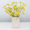 Wedding Decor Artificial Flowers Silk Small Daisy Plant Auditorium Decoration Fake Flower Simulation Yellow Chamomile Branches