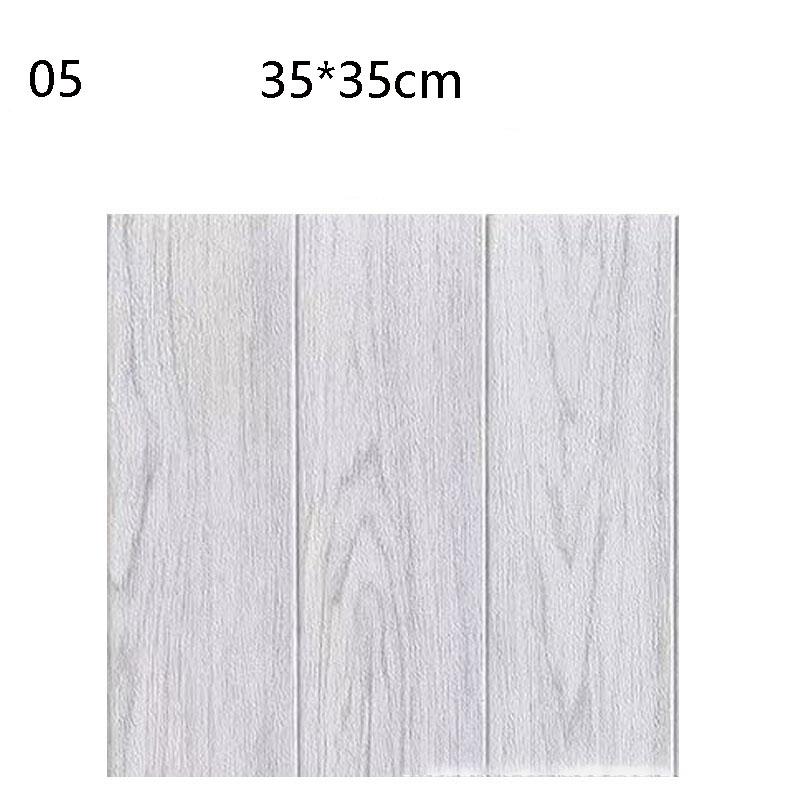 

5/10/15 3D самоклеящаяся наклейка на стену с рисунком под дерево, небольшого размера 35x35 см, водонепроницаемая, наклеивается и клеится, декор для спальни, гостиной, домашнего обустройства 35*35cm 5pcs