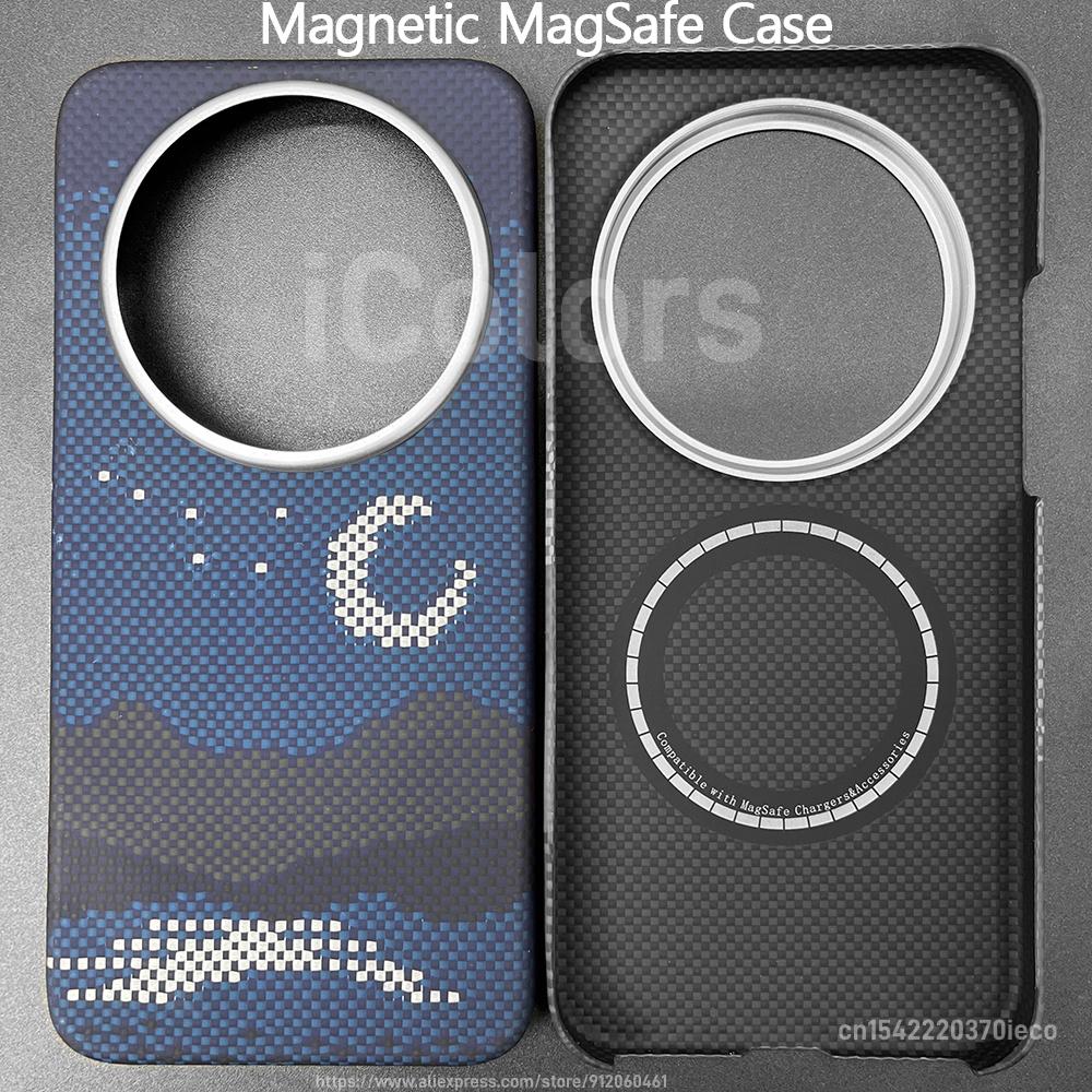For Xiaomi 17 Ultra Magnetic MagSafe Case Aramid Carbon Fiber Case Ultra Thin Lightweight Armor Protective Cover