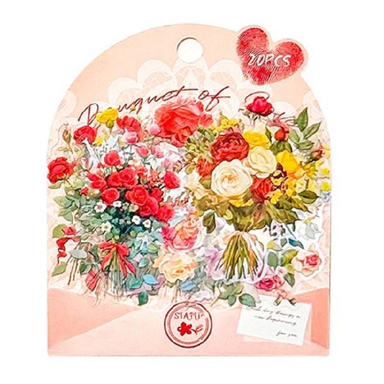 Wasserdichter Deko-Sticker für Scrapbooking, Briefe, Scrapbooking-Sticker, Scrapbook-Zubehör, Künstlerischer Sticker