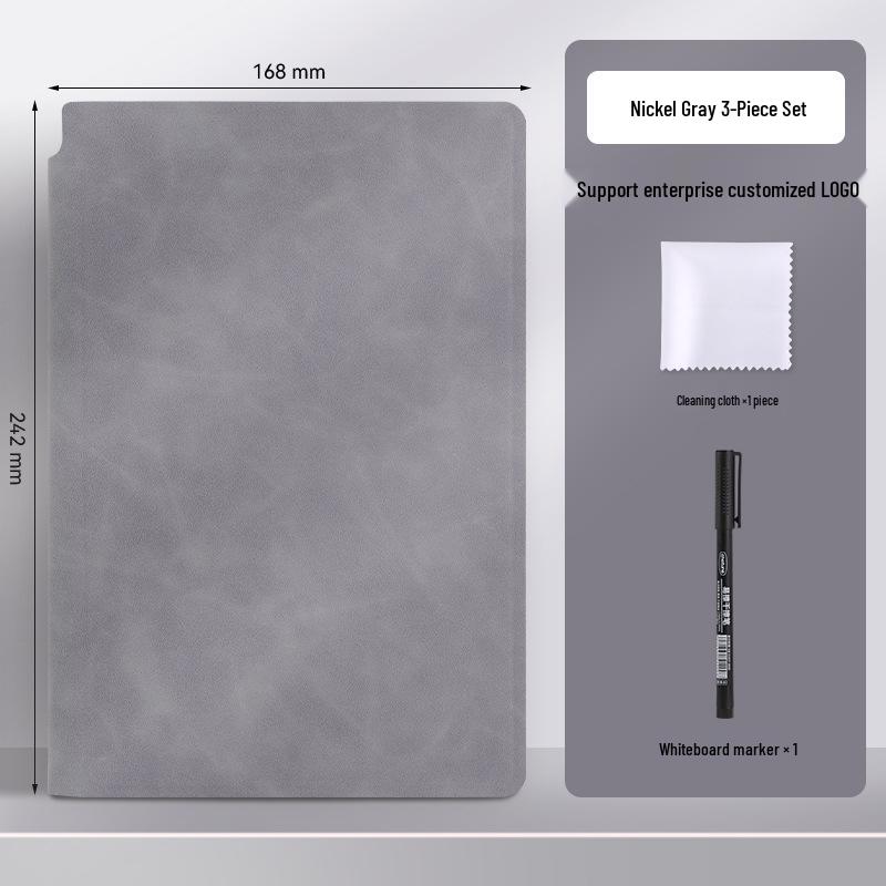 

Портативный блокнот-белая доска формата А5 с возможностью стирания - Складная настольная доска для сообщений и черновиков