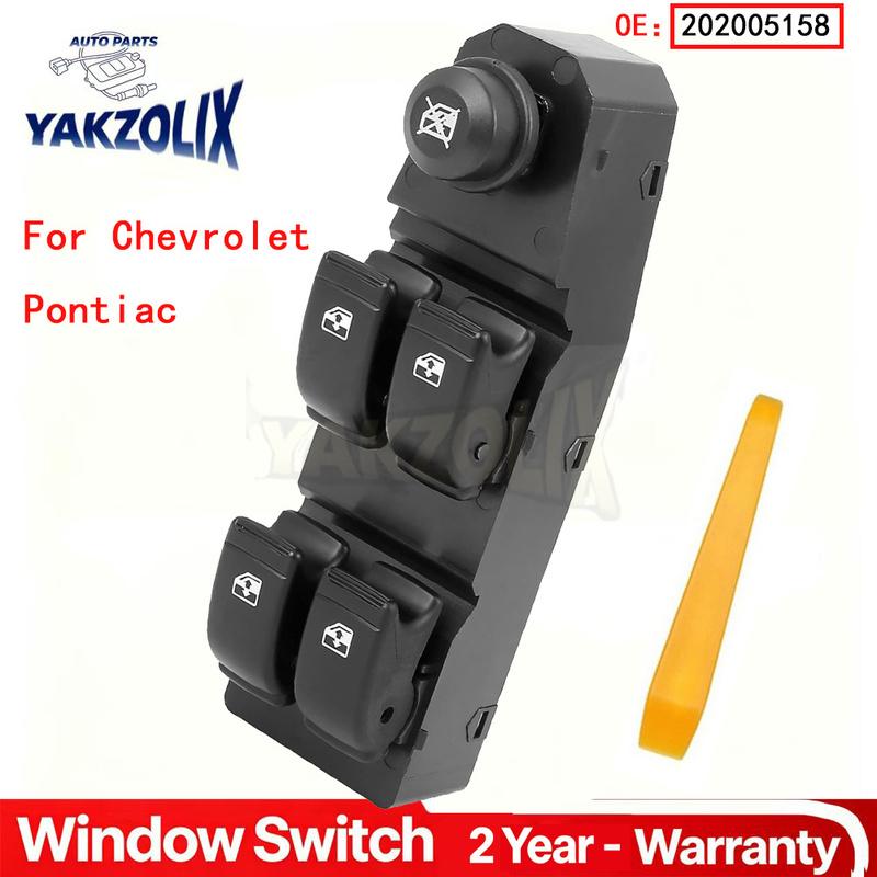For Chevrolet Aveo Sedan Hatchback Pontiac G3 Wave 2007 2008 2009- 2011 Front Left Driver Window Lifter Switch Button 05158