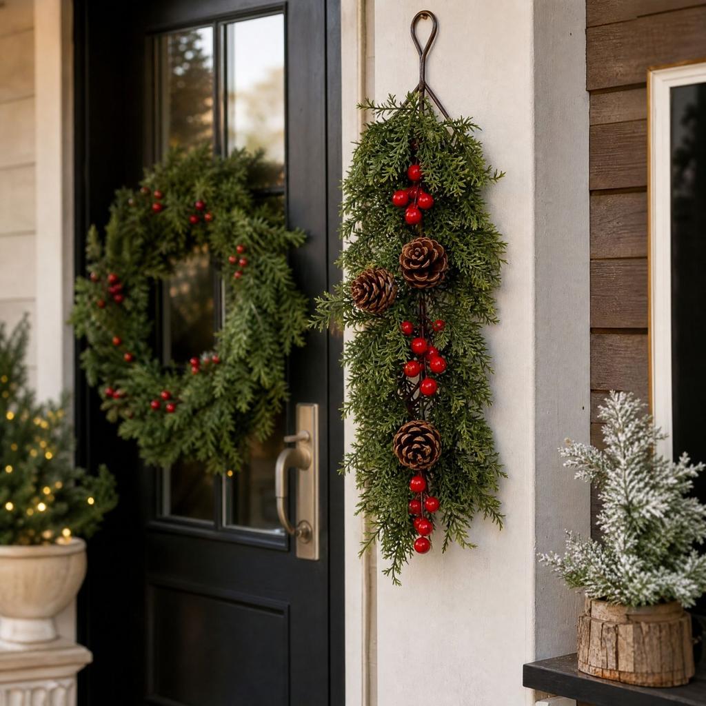 Artificial Christmas Hanging Garland Vines for Holiday Decorations