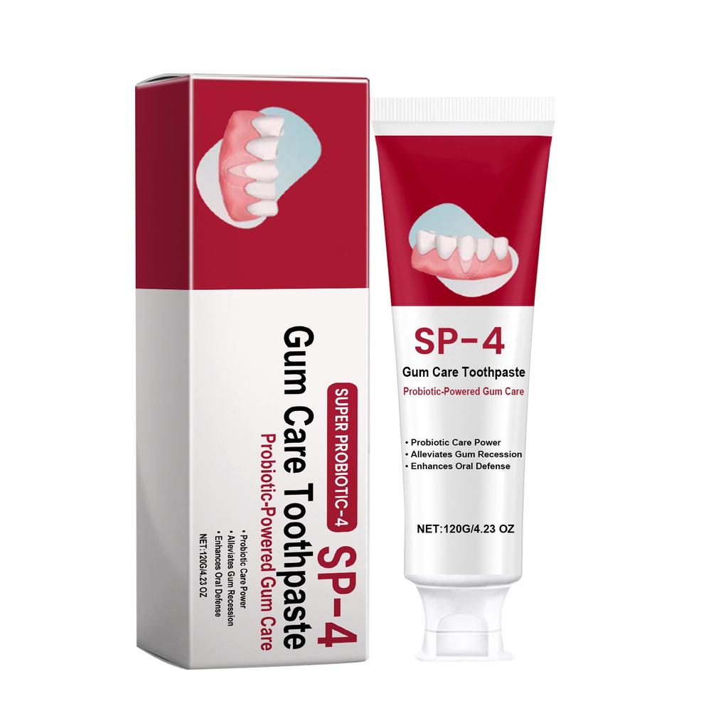 SP-4 Toothpaste, Sp-4 Probiotic Toothpaste, SP-4 Whitening Toothpaste, Fresh, Breath, Toothpaste, Toothpaste, Stain Removal, Complete Tooth Care 120g