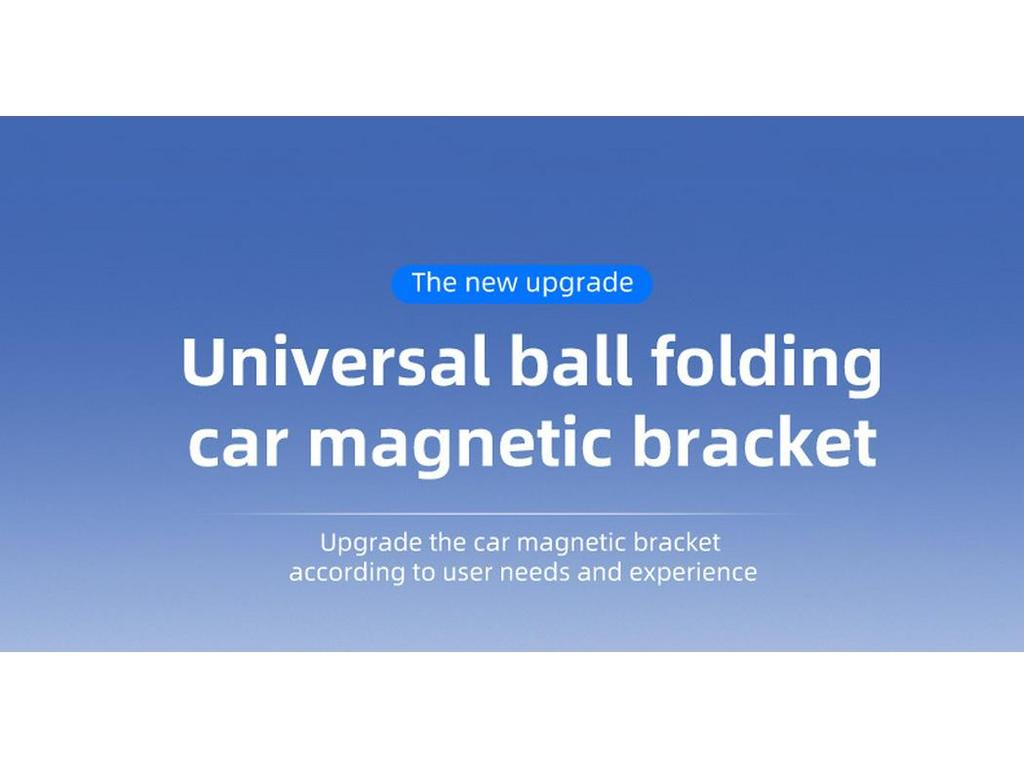 Magnetic Adhesive Car Phone Holder, Rotatable & Foldable, Multifunctional Accessory