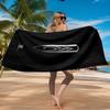 Fulham Fußballwappen Strandtuch Mikrofaser Strandtuch, Leicht und Schnelltrocknend, für Sommerreisen, Schwimmbad-Fan Geburtstagsgeschenk