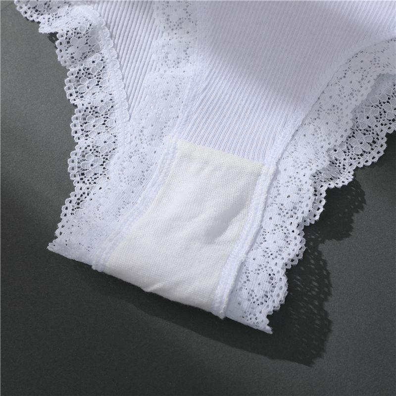 M-2XL Women Lace Briefs Sexy Low Rise Hollow Out Panties Female Letter Belt Brazil Underwear Girls Plus Size Panty Lingerie New