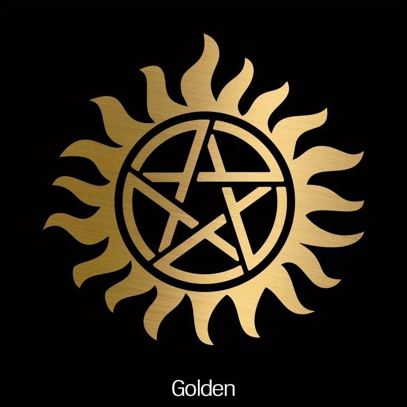 Pentagram Creative Car Stickers Supernatural Reflective Vinyl Decals