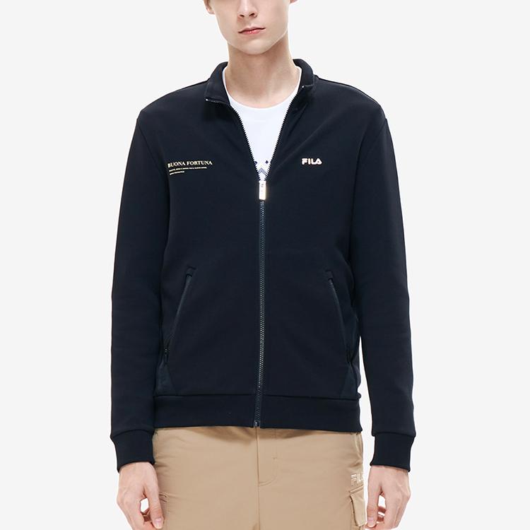 New FILA Jackets Men's Jet Black F11M218504F-BK