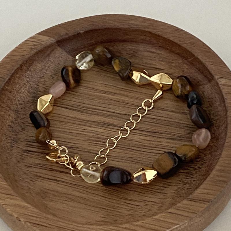 Maillard Caramel Beaded Necklace - Colorful Holiday Style for Women