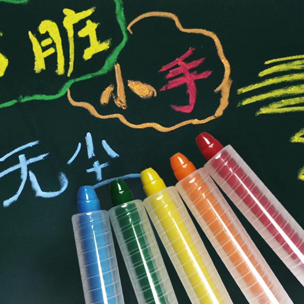 Feste Wasserkreide Staubfreie Straßenkreide für draußen Waschbare Jumbo-Kreide Schul- Bürobedarf für Schüler