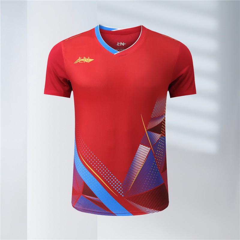 Unisex Quick-Dry Badminton Shirt Men Women Kids Sport Training Tee
