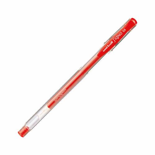 

Ручка шариковая гелевая Mitsubishi Pencil Uniball Signo Standard 0.5 красная UM100.15