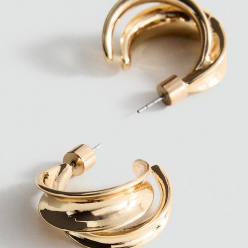 

Mango MANGO WOMAN Сережки LUCIANA Золото 17014134 single type