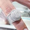 Hip Hop Style Hiphop Ring Men'S Trendy Hip-Hop Diamond Ring Deluxe Full Zircon Ring